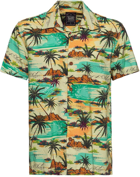 Chemise manches courtes  de King Kerosin - AOP Shirt Tropical Sea - S à XXL - pour Homme - multicolore - King Kerosin