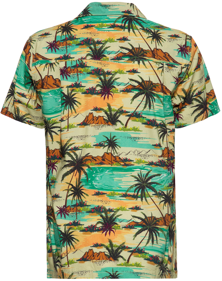 Chemise manches courtes  de King Kerosin - AOP Shirt Tropical Sea - S à XXL - pour Homme - multicolore - King Kerosin - View 2