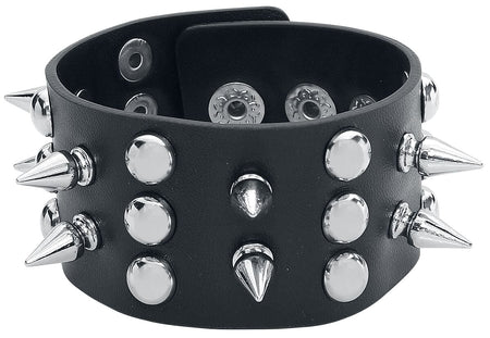 Bracelet à clous Gothic de Gothicana by EMP - Clous - pour Unisexe - noir - Gothicana by EMP