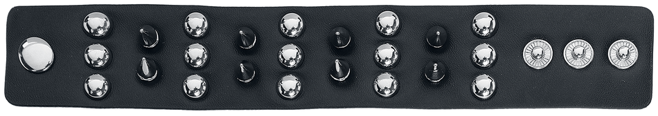 Bracelet à clous Gothic de Gothicana by EMP - Clous - pour Unisexe - noir - Gothicana by EMP - View 2