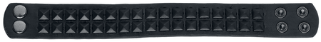 Bracelet à clous Gothic de Rock Rebel by EMP - Pyramid Rivets - pour Unisexe - noir - Rock Rebel by EMP - View 2