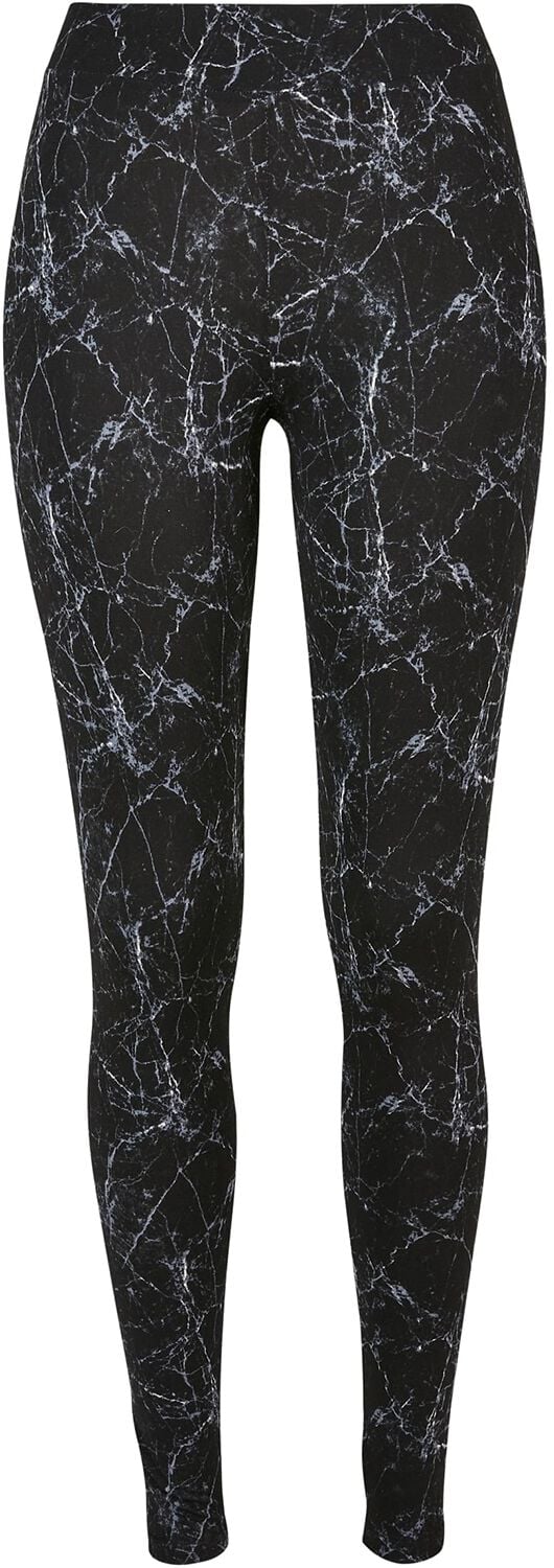 Legging  de Urban Classics - Leggings AOP Soft - XS à 4XL - pour Femme - noir - Urban Classics
