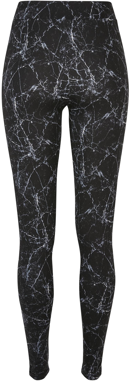 Legging  de Urban Classics - Leggings AOP Soft - XS à XXL - pour Femme - noir - Urban Classics - View 2