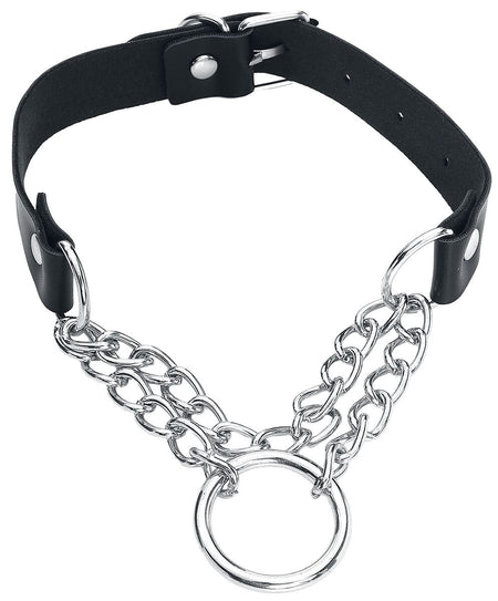 Serre-cou Gothic de Gothicana by EMP - Choker Chaîne - pour Femme - noir - Gothicana by EMP