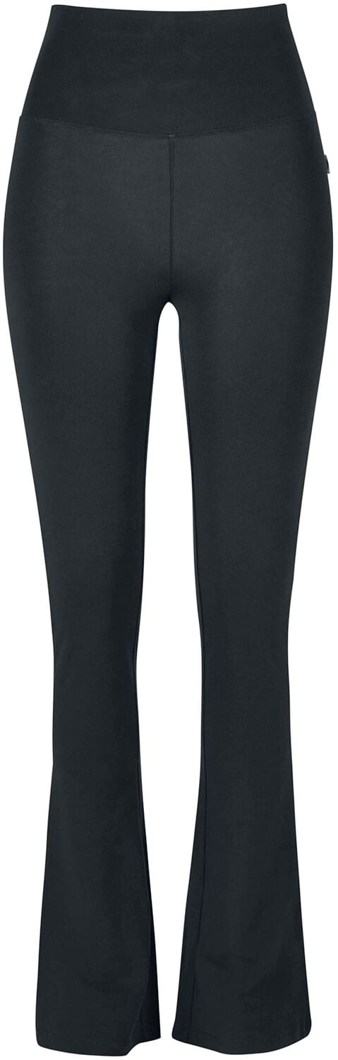 Legging  de Urban Classics - Leggings Organic Stretch Jersey Bootcut - S à XXL - pour Femme - noir - Urban Classics