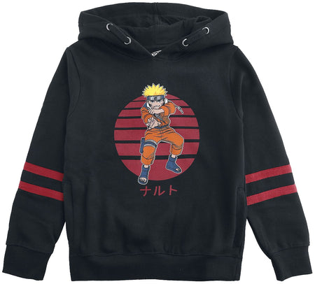 Sweat-Shirt à capuche  de Naruto - Enfants - Sun Naruto - 116 - pour filles & garçonse - noir - Naruto