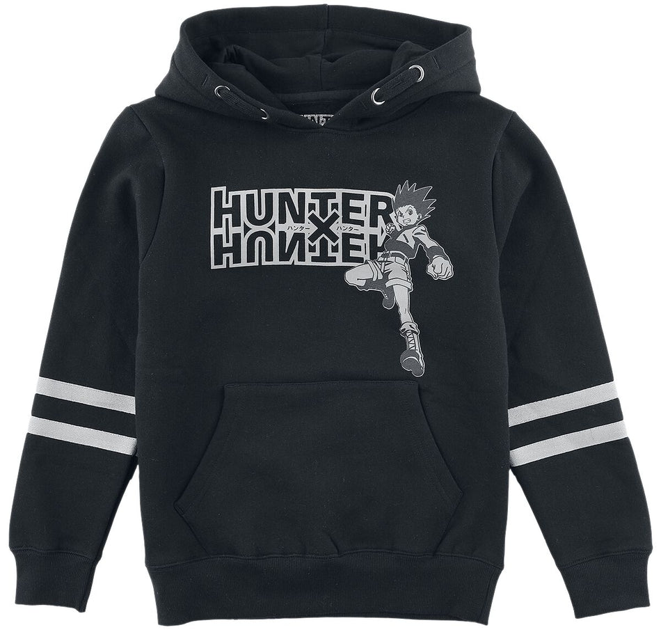 Sweat-Shirt à capuche  de Hunter x Hunter - Enfants - Gon - 116 à 128 - pour filles & garçonse - noir - Hunter x Hunter