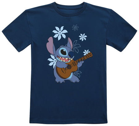 T-shirt Disney de Lilo & Stitch - Enfants - Arc-En-Ciel - 104 à 152 - pour filles & garçonse - bleu - Lilo & Stitch