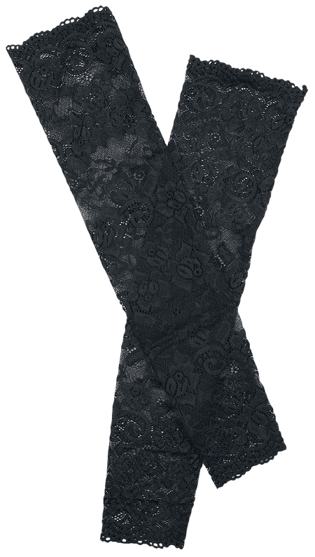 Mitaines montantes Rockabilly de Pamela Mann - Manchons en Dentelle - pour Femme - noir - Pamela Mann - View 2