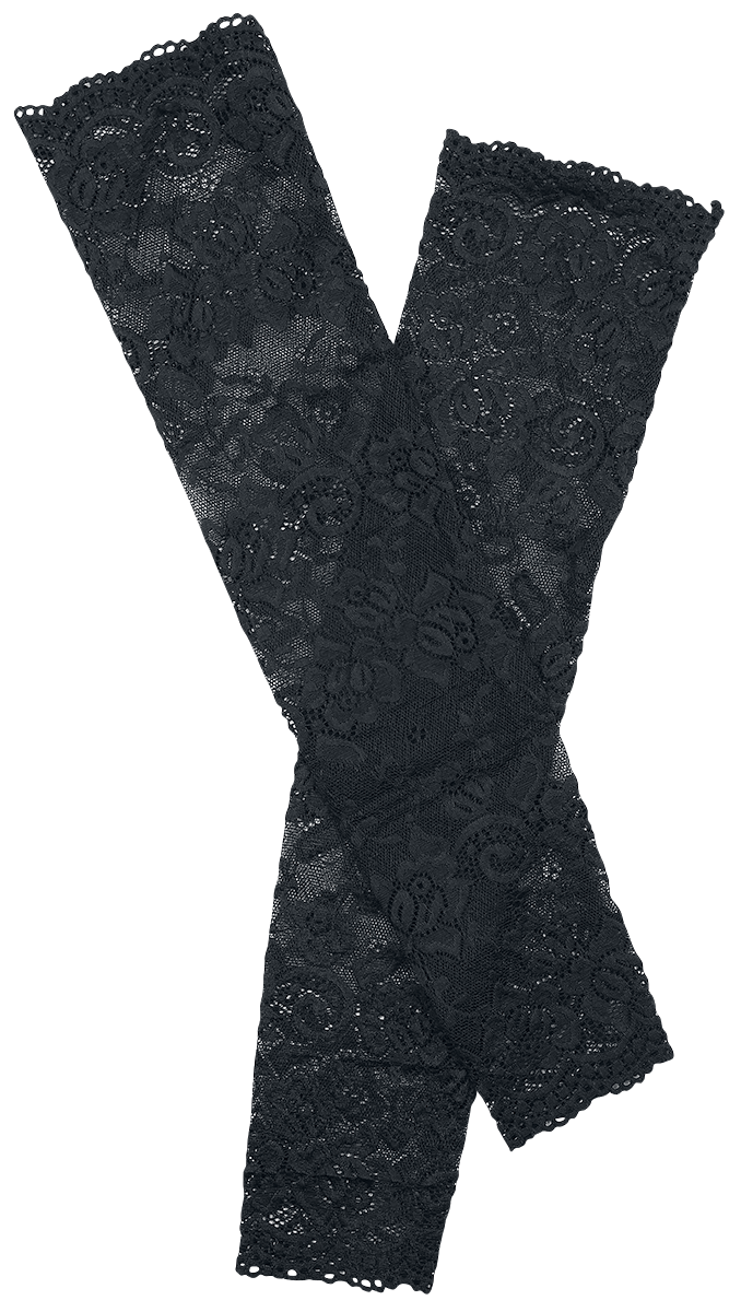 Mitaines montantes Rockabilly de Pamela Mann - Manchons en Dentelle - pour Femme - noir - Pamela Mann - View 2