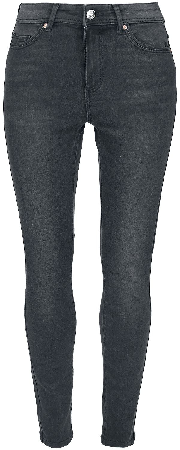 Jean  de Only - ONLWauw Life Mid - W26L30old à W34L32 - pour Femme - noir - Only