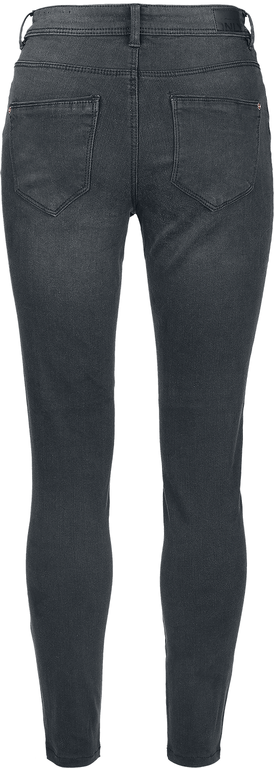 Jean  de Only - ONLWauw Life Mid - W26L30old à W34L32 - pour Femme - noir - Only - View 2