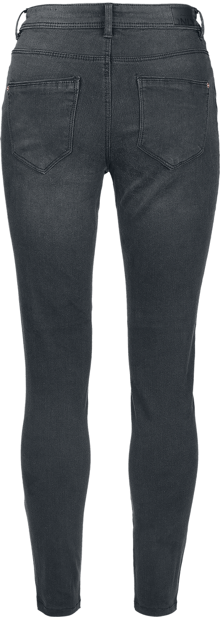 Jean  de Only - ONLWauw Life Mid - W26L30old à W34L32 - pour Femme - noir - Only - View 2