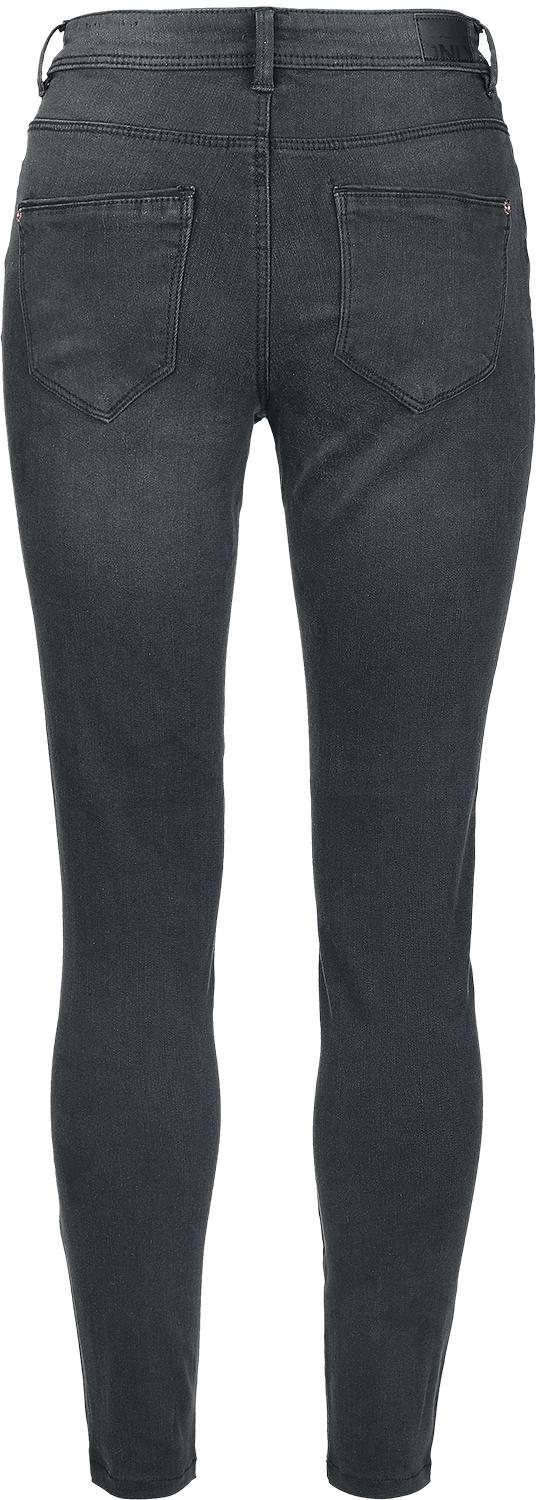 Jean  de Only - ONLWauw Life Mid - W26L30old à W34L32 - pour Femme - noir - Only - View 2