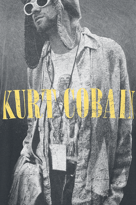 T-Shirt Manches courtes  de Kurt Cobain - Caldera Glasses - S à M - pour Femme - gris - Kurt Cobain - View 2