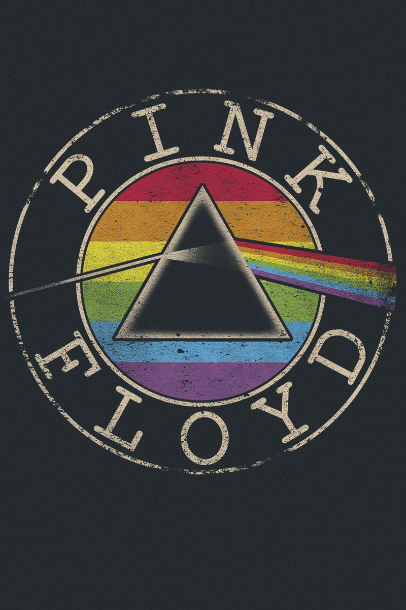 T-Shirt Manches courtes  de Pink Floyd - Logo Rainbow - S à 3XL - pour Homme - noir - Pink Floyd - View 2
