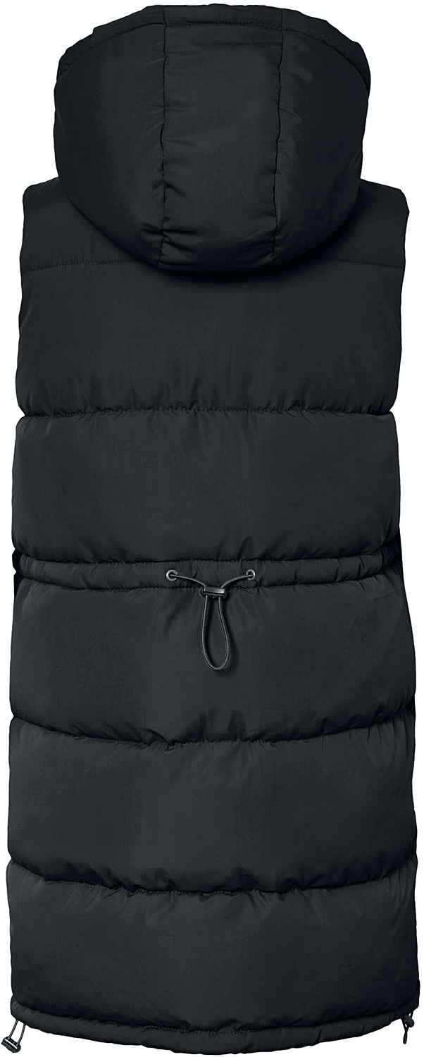 Veste  de Noisy May - Aurora - Doudoune à Capuche Sans Manches - XS à M - pour Femme - noir - Noisy May - View 2