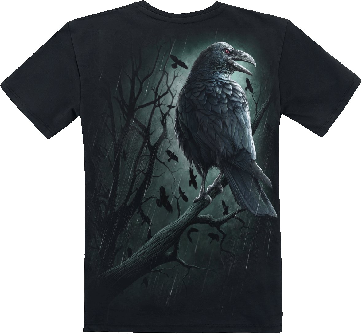 T-shirt  de Spiral - Enfants - Shadow Raven - 116/122 à 176 - pour Enfants - noir - Spiral - View 2