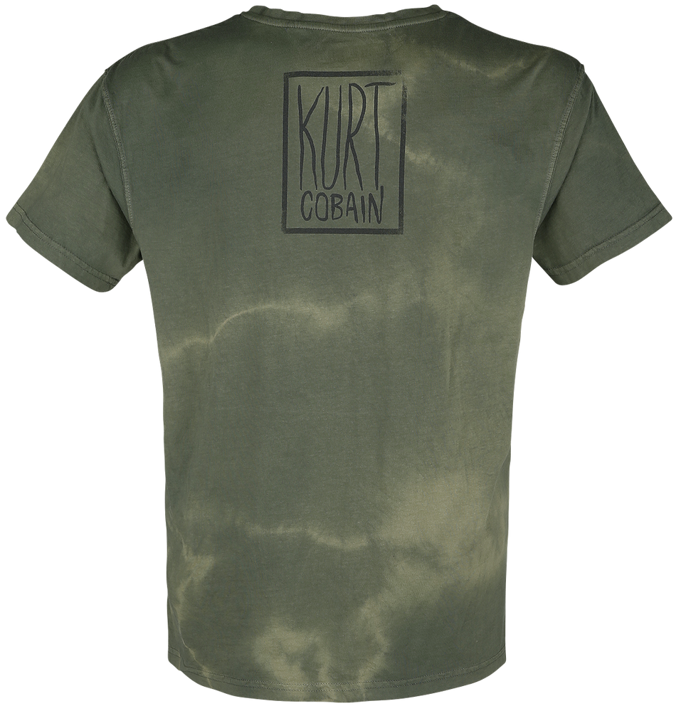 T-Shirt Manches courtes  de Kurt Cobain - REX Stripes - S à XXL - pour Homme - kaki - Kurt Cobain - View 2