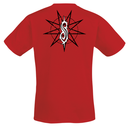 T-Shirt Manches courtes  de Slipknot - Grid Photo - M à L - pour Homme - rouge - Slipknot - View 2