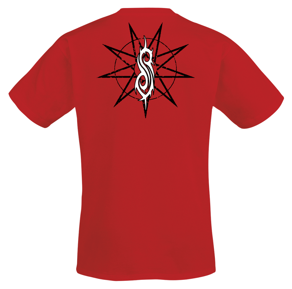 T-Shirt Manches courtes  de Slipknot - Grid Photo - M à L - pour Homme - rouge - Slipknot - View 2