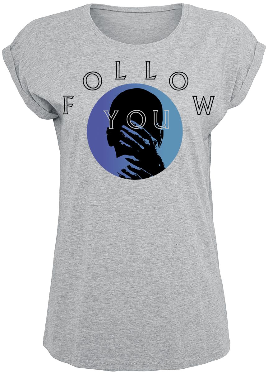 T-Shirt Manches courtes  de Imagine Dragons - Follow & Cut - XS à XXL - pour Femme - gris chiné - Imagine Dragons