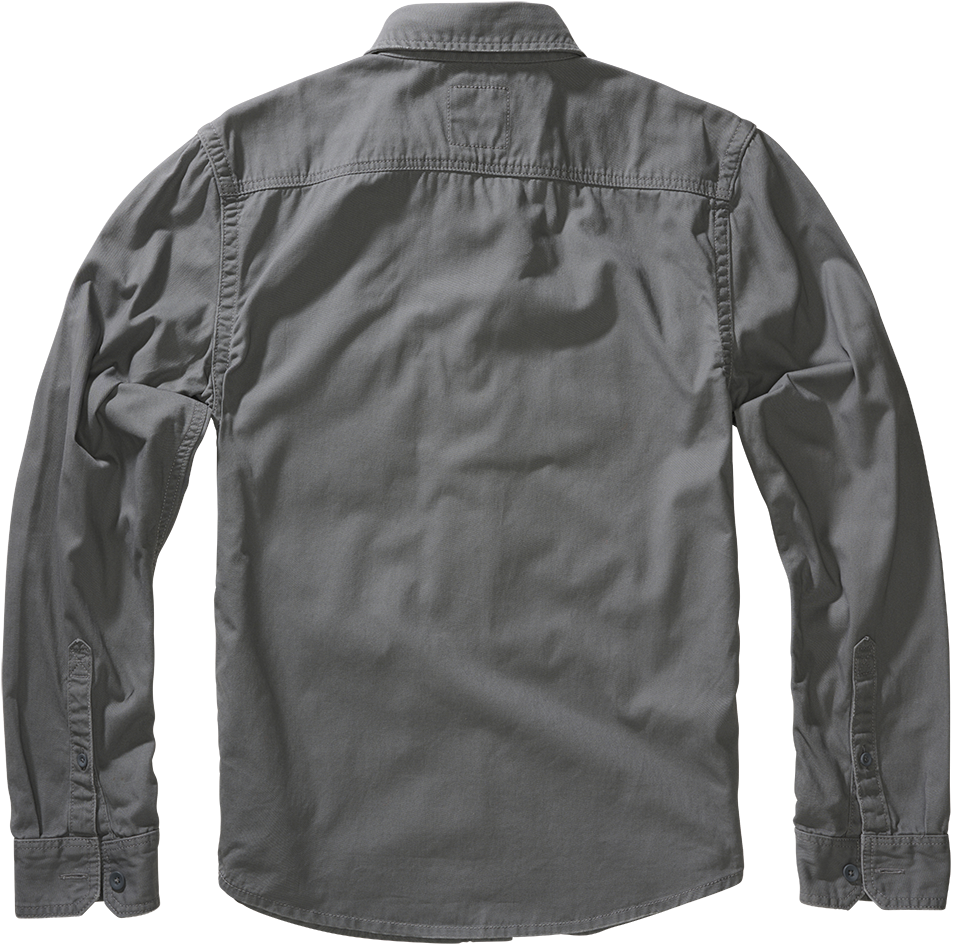 Chemise manches longues  de Brandit - Haut Manches Longues Vintage - S à 5XL - pour Homme - anthracite - Brandit - View 2