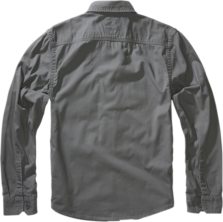 Chemise manches longues  de Brandit - Haut Manches Longues Vintage - S à 5XL - pour Homme - anthracite - Brandit - View 2