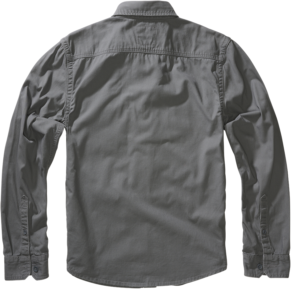Chemise manches longues  de Brandit - Haut Manches Longues Vintage - S à 5XL - pour Homme - anthracite - Brandit - View 2