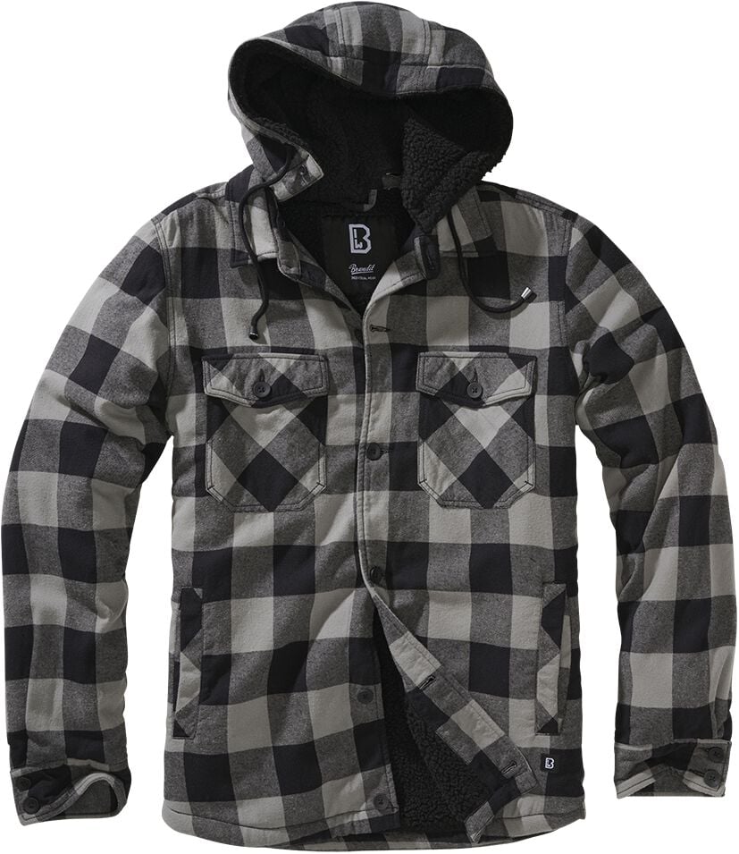 Veste mi-saison  de Brandit - Veste Bûcheron À Capuche - S à 5XL - pour Homme - noir - Brandit