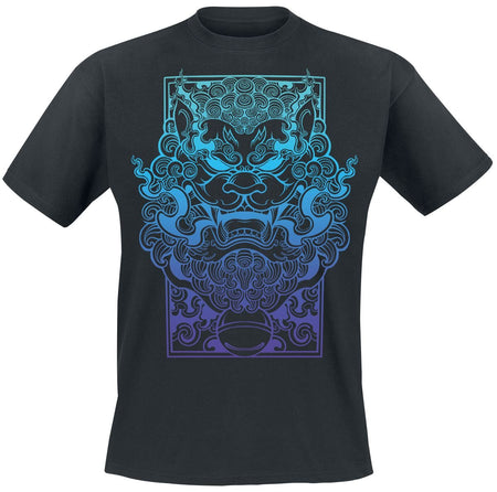 T-Shirt Manches courtes Gaming de NEOMACHI - KOMAINU - S à 5XL - pour Homme - noir - NEOMACHI