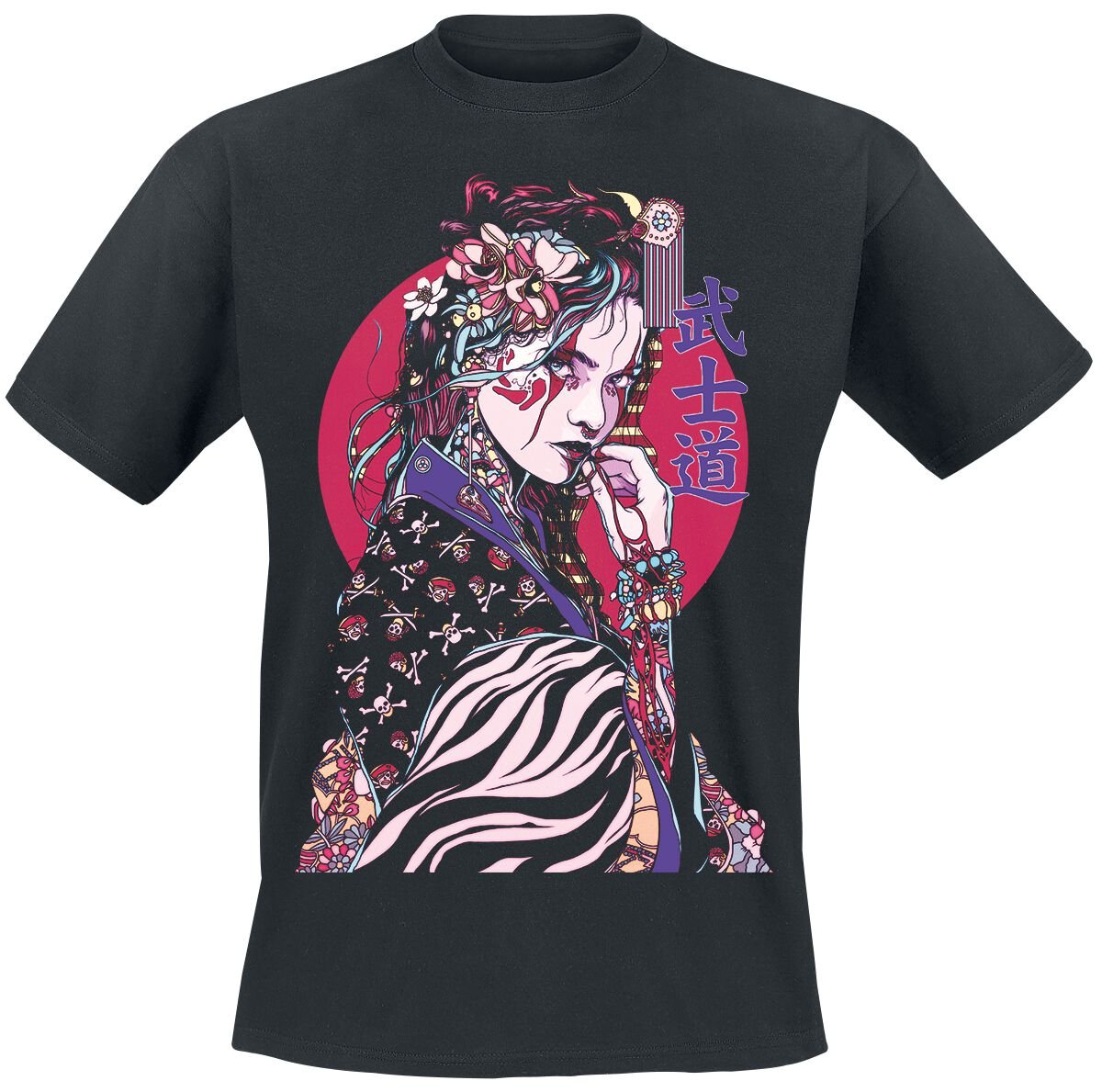 T-Shirt Manches courtes Gaming de NEOMACHI - YAKUZAGARU - XS à 5XL - pour Homme - noir - NEOMACHI