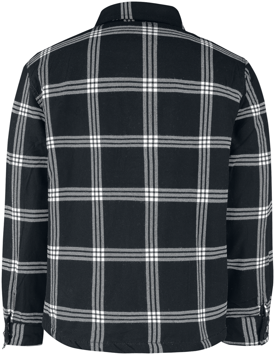 Veste mi-saison  de Brandit - Veste Bûcheron - S à XXL - pour Homme - noir/blanc - Brandit - View 2