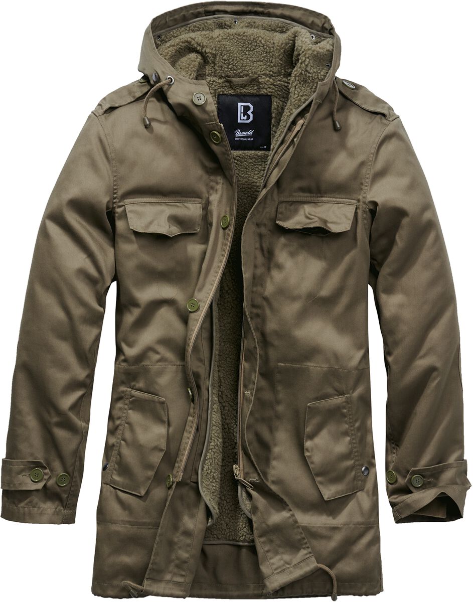 Parka  de Brandit - Parka Forest BW - S à 5XL - pour Homme - olive - Brandit