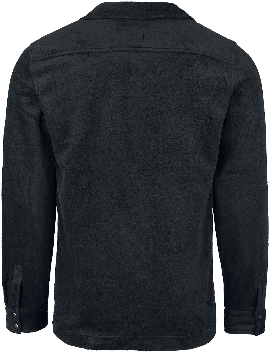 Chemise manches longues  de Brandit - Chemise Polaire Jeff - S à 5XL - pour Homme - noir - Brandit - View 2