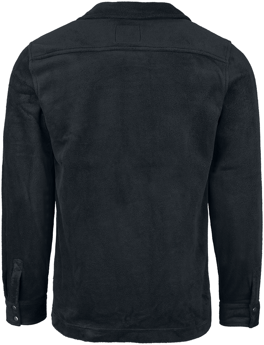 Chemise manches longues  de Brandit - Chemise Polaire Jeff - S à 5XL - pour Homme - noir - Brandit - View 2
