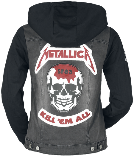 Veste en Jean  de Metallica - EMP Signature Collection - S à XXL - pour Femme - noir - metallica - View 2