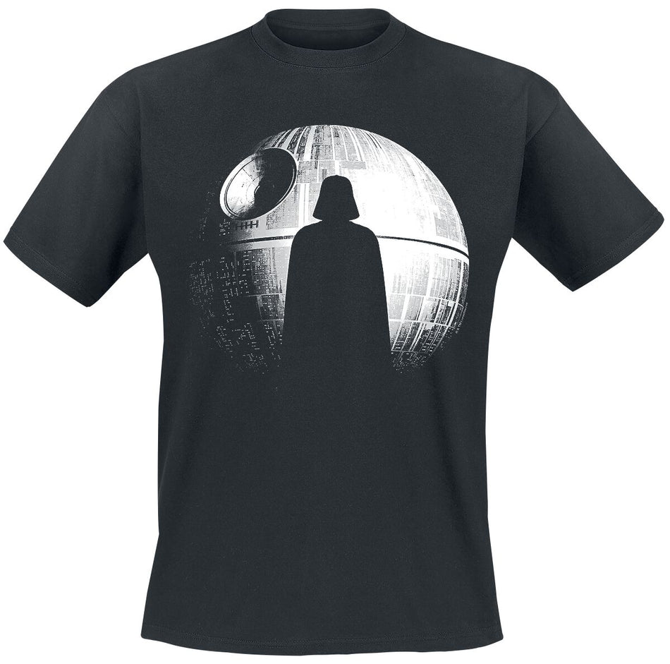 T-Shirt Manches courtes Disney de Star Wars - Rogue One - Silhouette Étoile Noire - S à 5XL - pour Homme - noir - Star Wars