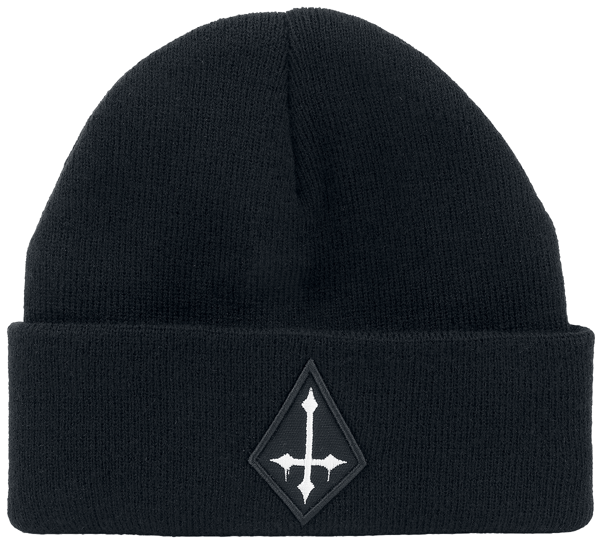 Bonnet Gothic de Black Blood by Gothicana - Bonnet avec croix - pour Homme - noir - Black Blood by Gothicana - View 2