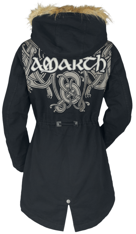 Veste d'hiver  de Amon Amarth - EMP Signature Collection - S - pour Femme - noir - Amon Amarth - View 2