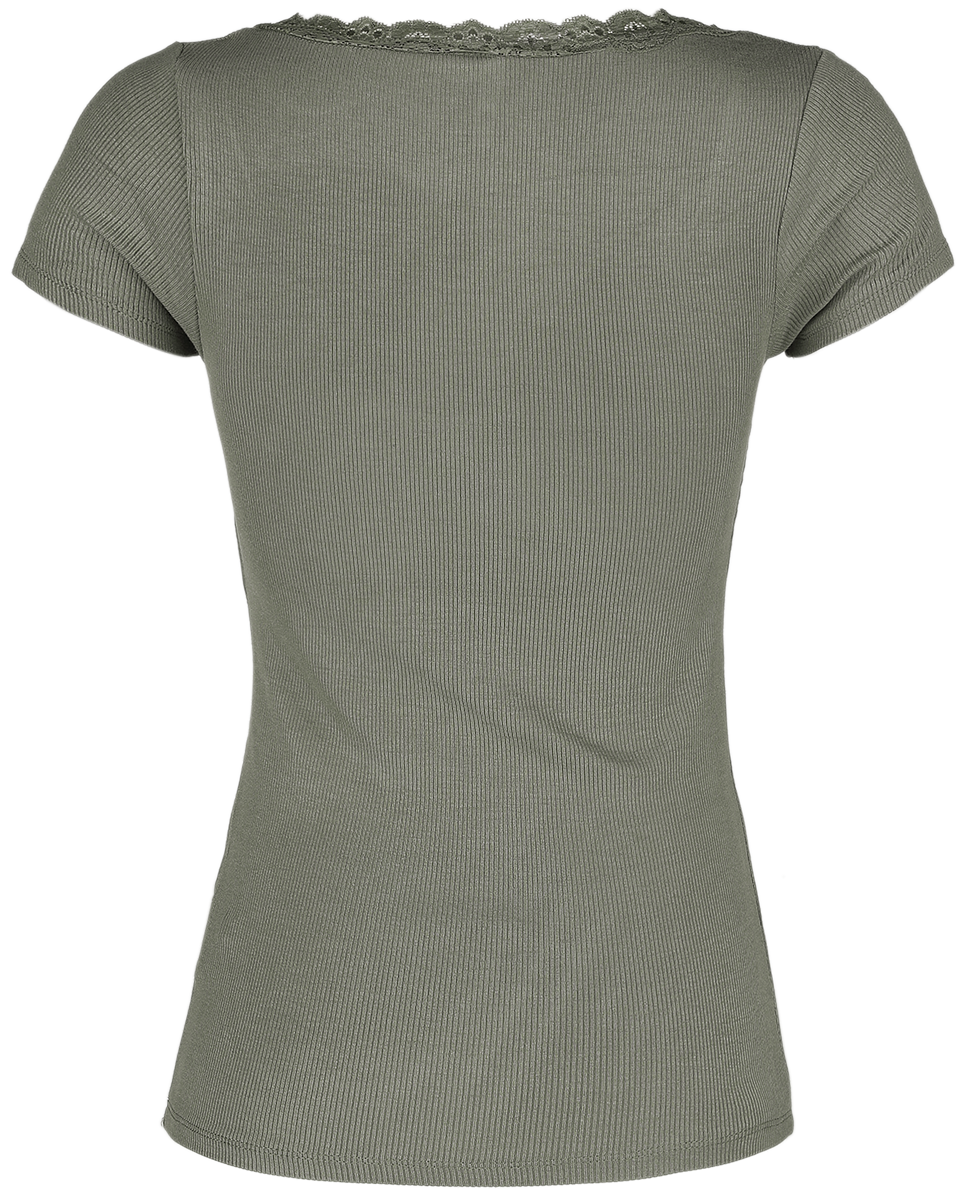 T-Shirt Manches courtes  de Hailys - Mariella - XS à L - pour Femme - kaki - Hailys - View 2