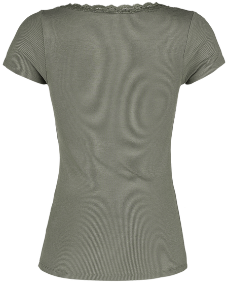 T-Shirt Manches courtes  de Hailys - Mariella - XS à L - pour Femme - kaki - Hailys - View 2