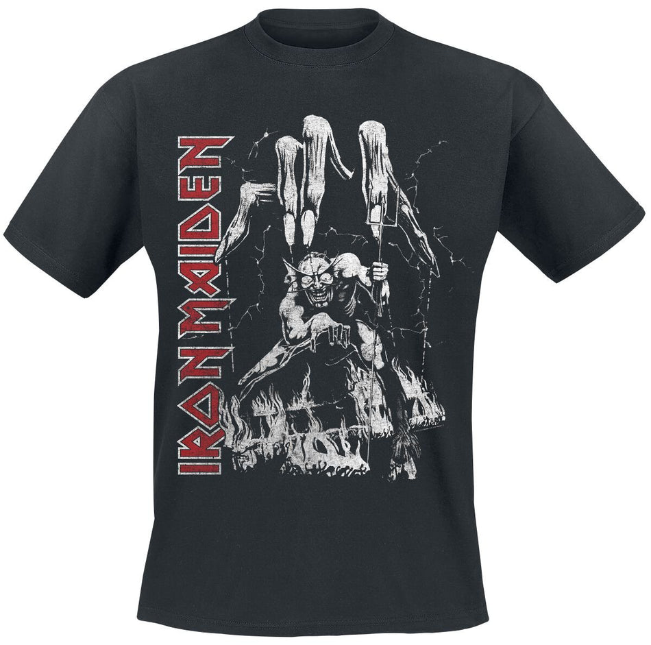 T-Shirt Manches courtes  de Iron Maiden - Eddie Big Hand - S à 4XL - pour Homme - noir - Iron Maiden