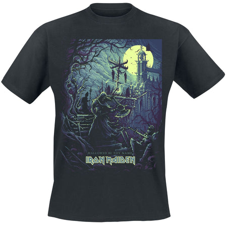 T-Shirt Manches courtes  de Iron Maiden - Hallowed Be Thy Name - M à XXL - pour Homme - noir - Iron Maiden