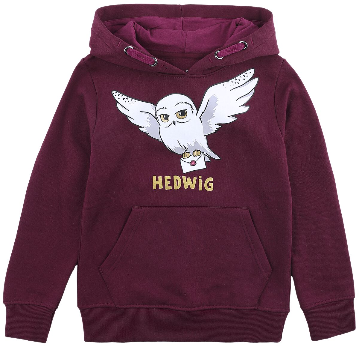 Sweat-Shirt à capuche  de Harry Potter - Enfants - Hedwige - 128 à 164 - pour filles - rouge - Harry Potter