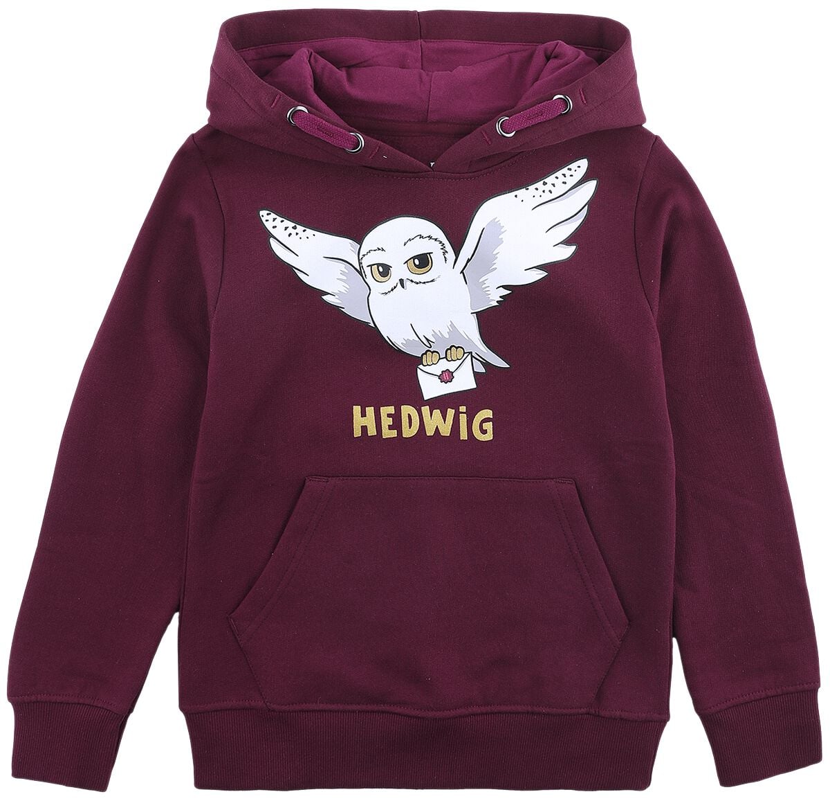 Sweat-Shirt à capuche  de Harry Potter - Enfants - Hedwige - 128 à 164 - pour filles - rouge - Harry Potter