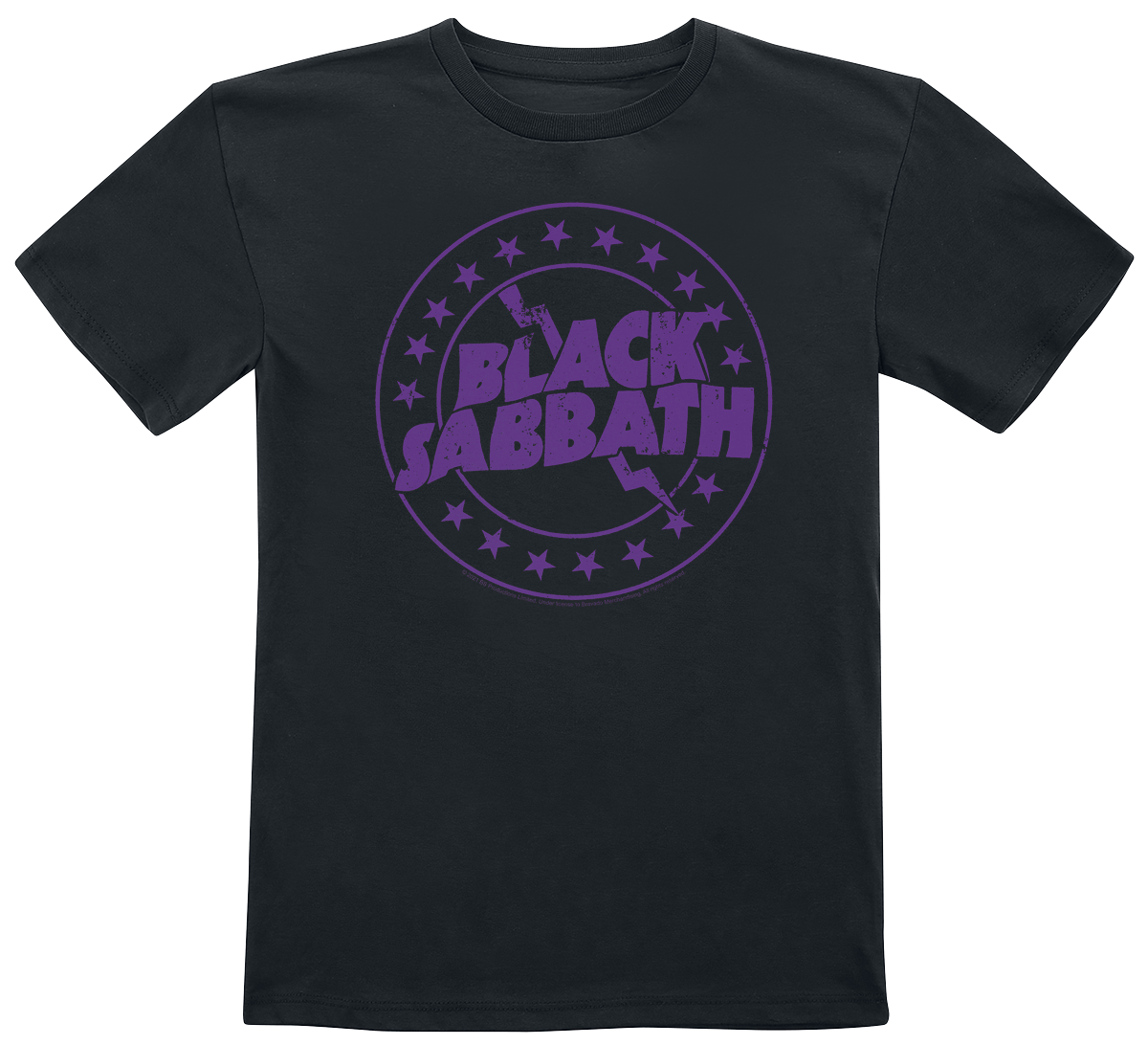 T-shirt  de Black Sabbath - Metal Kids - Emblem - 116 à 164 - pour Enfants - noir - Black Sabbath - View 2