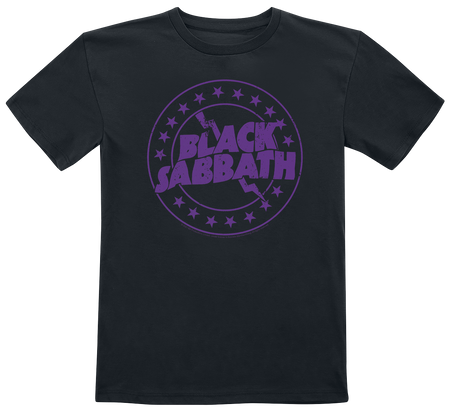 T-shirt  de Black Sabbath - Metal Kids - Emblem - 116 à 164 - pour Enfants - noir - Black Sabbath - View 2