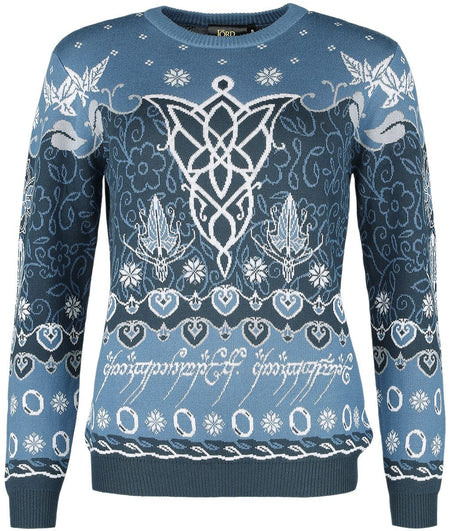Pull de Noël  de Le Seigneur Des Anneaux - Evenstar - S à XXL - pour Femme - multicolore - Le Seigneur Des Anneaux