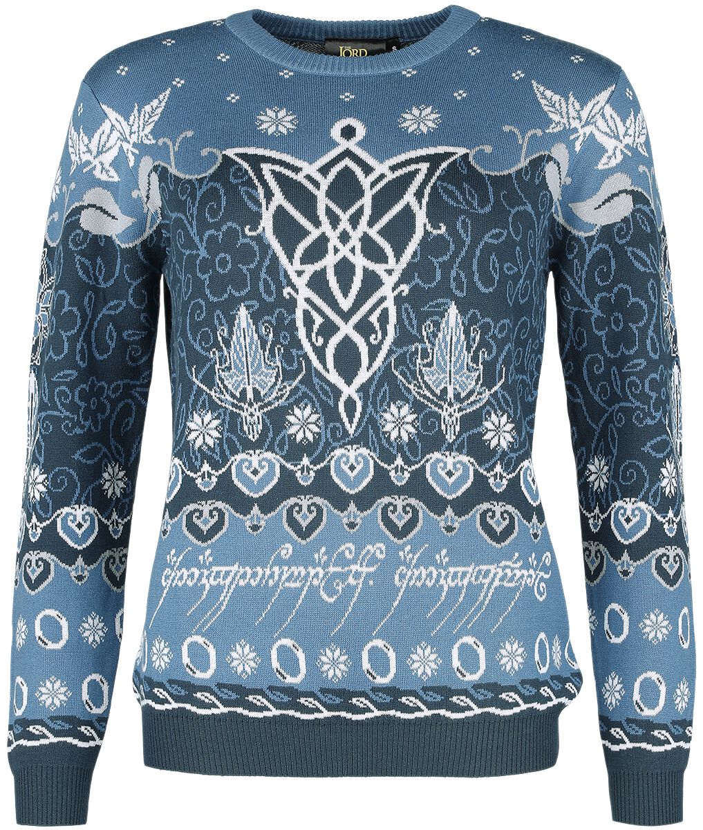 Pull de Noël  de Le Seigneur Des Anneaux - Evenstar - S à XXL - pour Femme - multicolore - Le Seigneur Des Anneaux